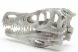 Carved Labradorite Dinosaur Skull #218497-6